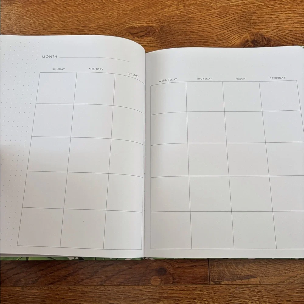 Tropical Monstera Leaf Notebook, agenda